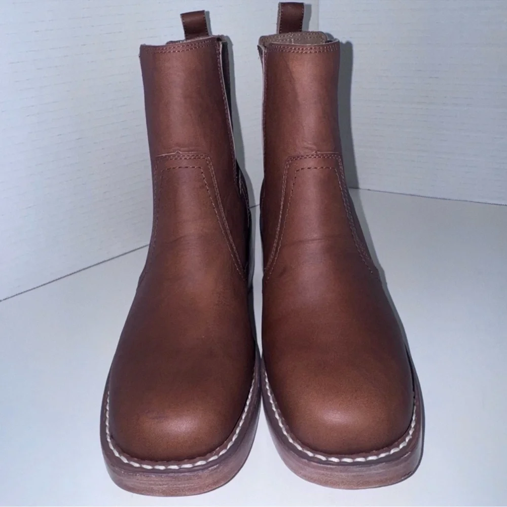 Frye Campus Saddle Chelsea Ankle Boots 8